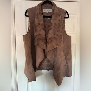 Brown Faux Fur Vest